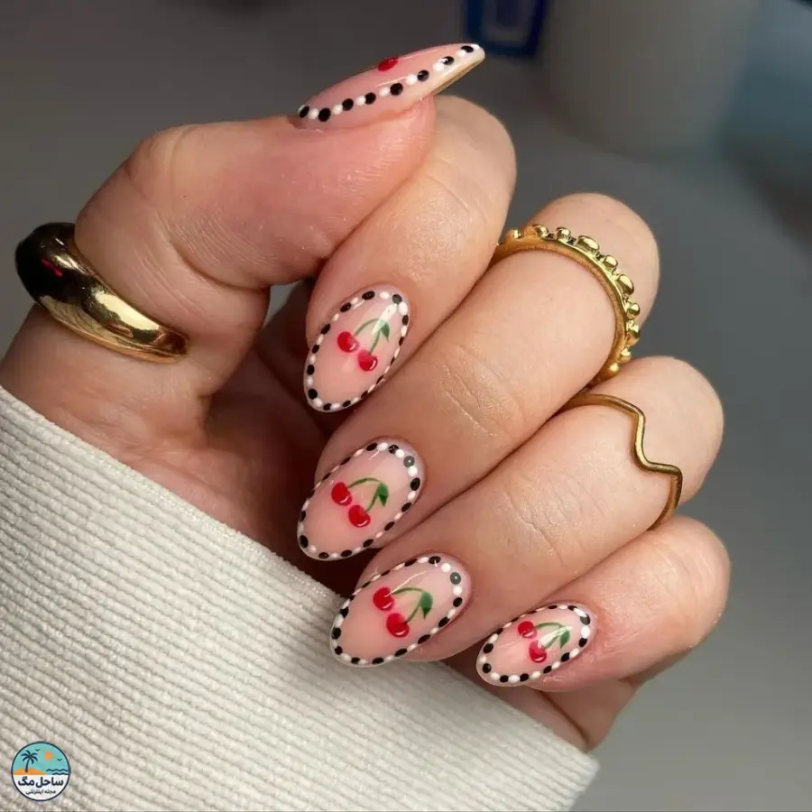 ایده‌های ناخن میوه‌ای