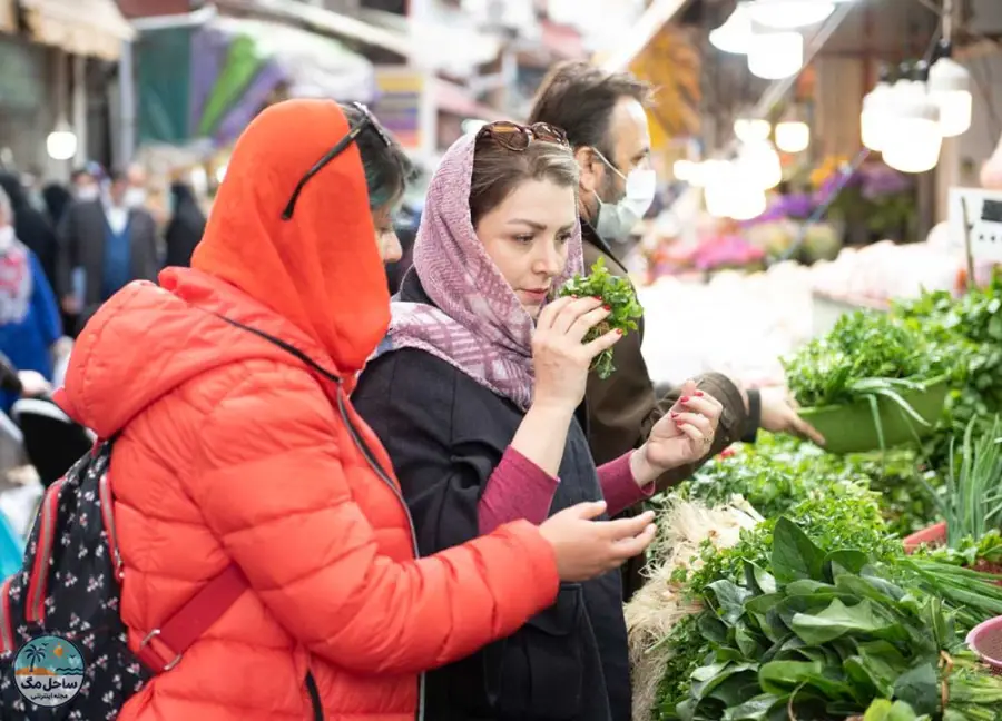 شکم‌گردی در بازار بزرگ رشت