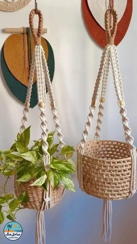گلدان آویز سقفی و دیواری