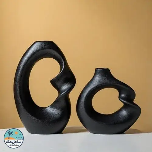 تصویر 34 ست دکوری مینیمال مشکی