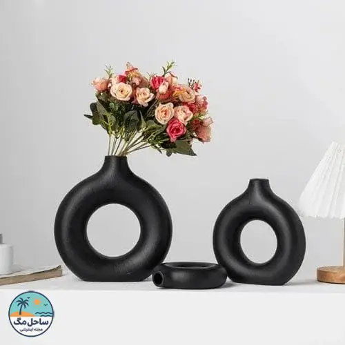 تصویر 52 ست دکوری مینیمال مشکی