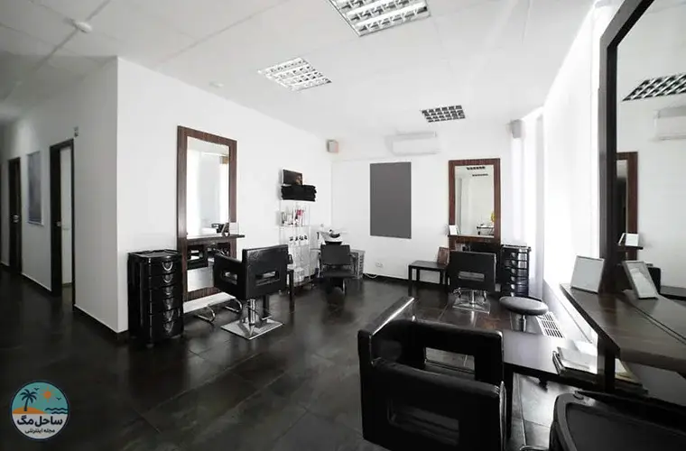 طرح ساده برای دکوراسیون سالن زیبایی